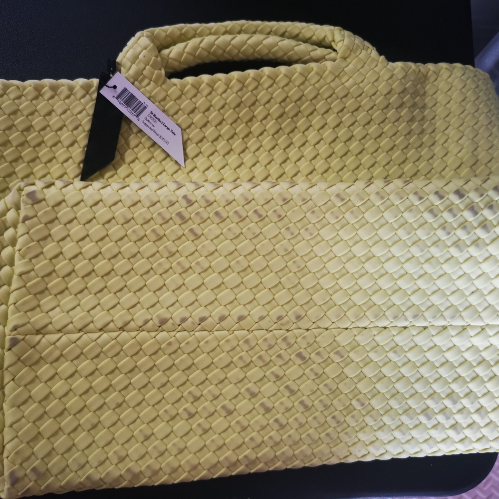 Naghedi St Barths tote large buttercup color